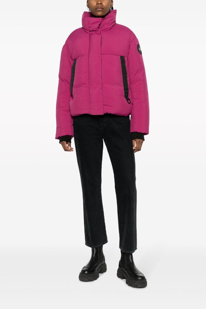 Womens Junction Cropped Puffer Black Label City Magenta 2620W