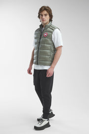 Mens Crofton Down Vest - Sagebrush