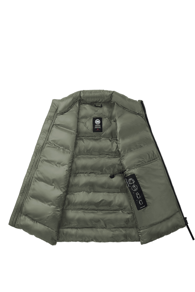 Mens Crofton Down Vest - Sagebrush