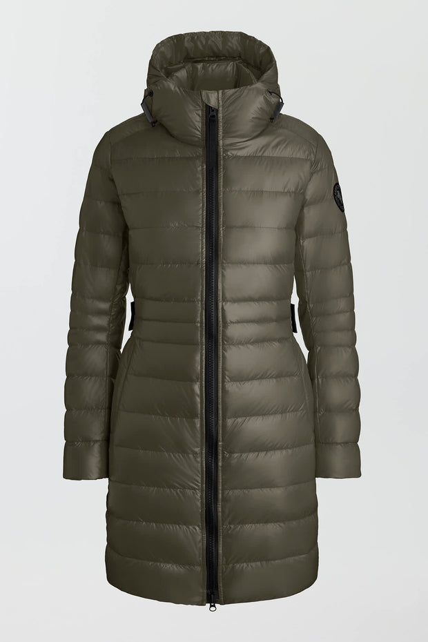 Womens Cypress Down Jacket Black Label - Smokey Sage