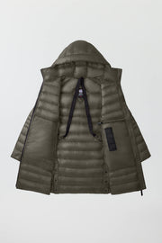 Womens Cypress Down Jacket Black Label - Smokey Sage