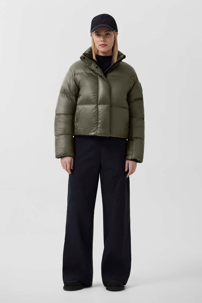 Cypress Cropped Puffer Black Label Smokey Sage  2256WB