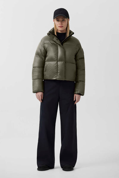 Cypress Cropped Puffer Black Label Smokey Sage  2256WB