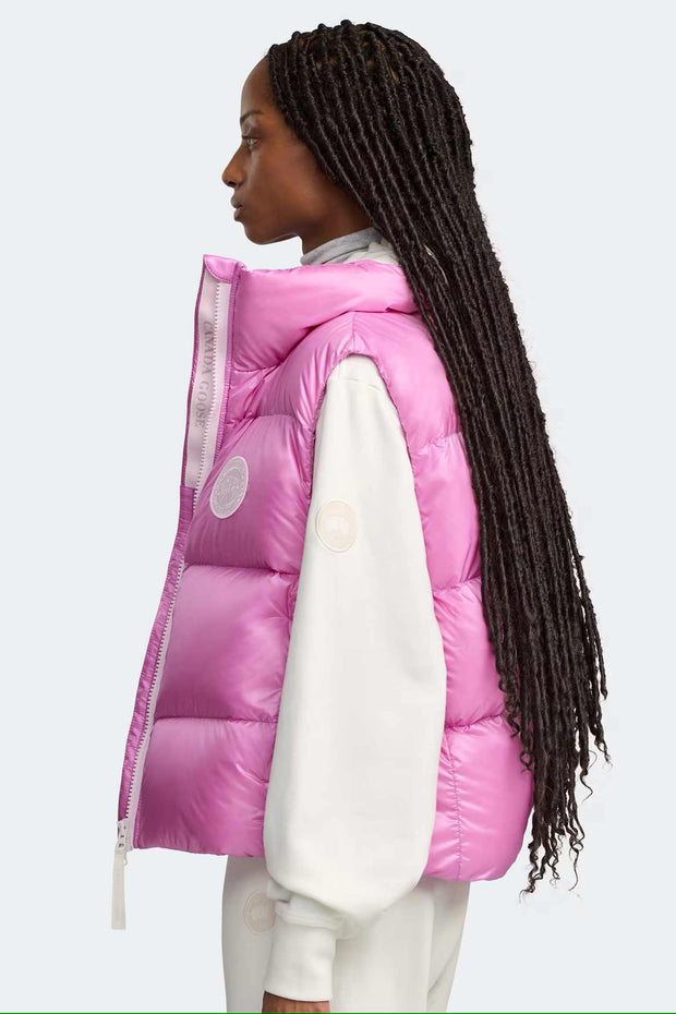 Womens Cypress Puffer Vest  White Label Twilight Magenta 2257WW