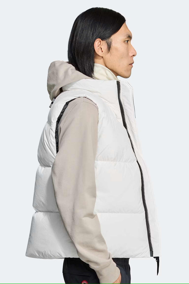 Mens Lawrence Puffer Vest  Black Label North Star White 2804MB