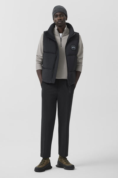 Mens Lawrence Puffer Vest Black Label Black 2804MB