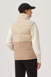 Womens Elora Vest - Light Tan/Tan