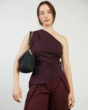 Claudia Crossbody Black Braid