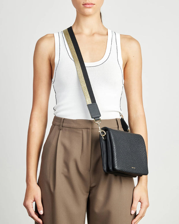 Feature Strap Webbing Black/Gold