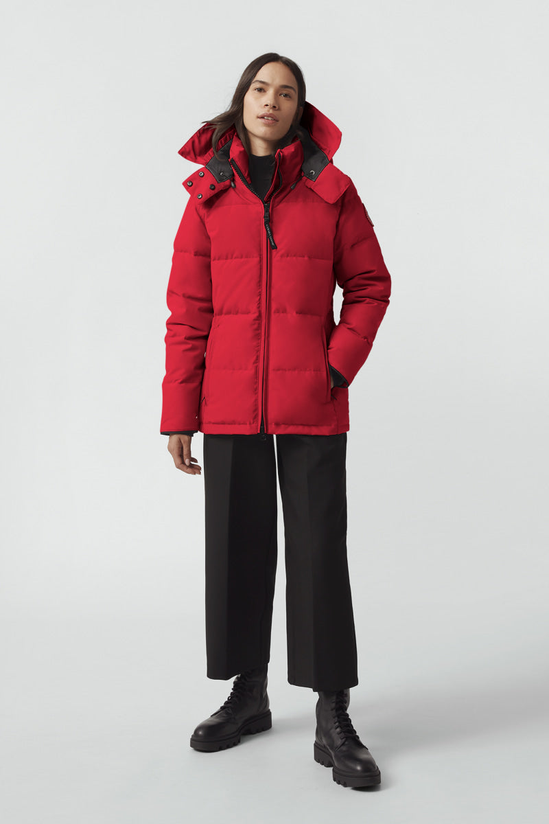 Canada goose chelsea parka red best sale