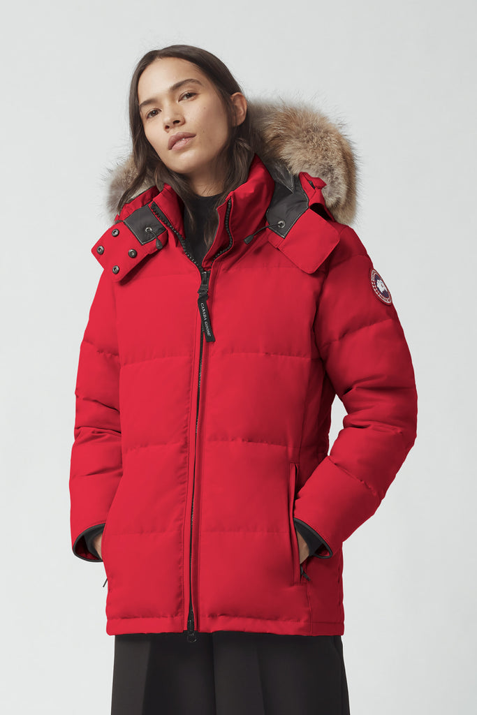 Womens Heritage Chelsea Parka Red 3804L
