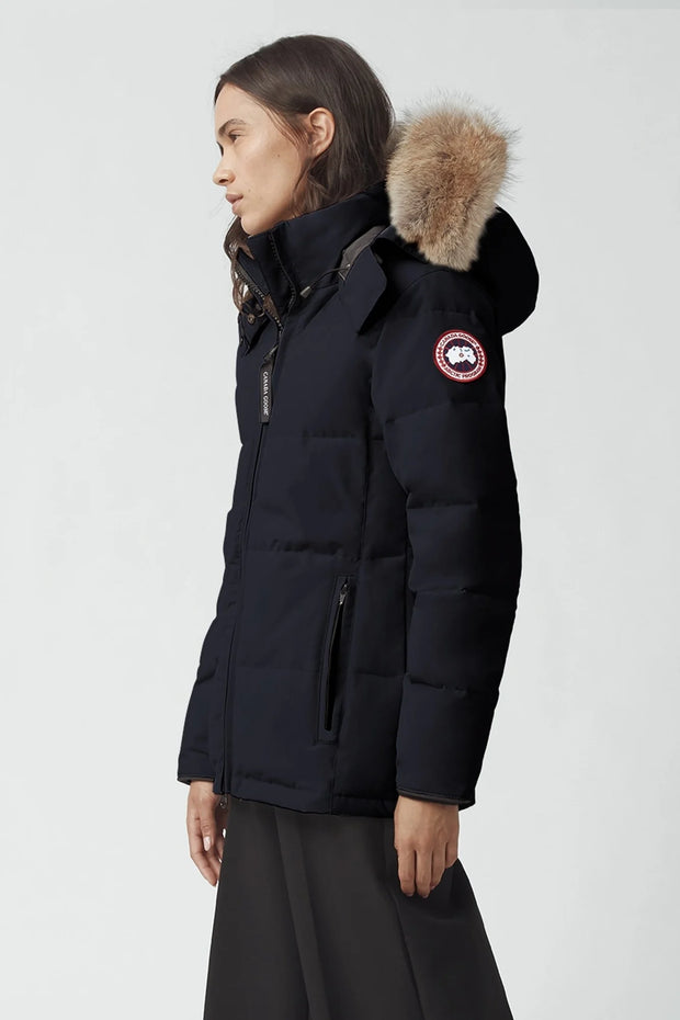 Womens Heritage Chelsea Parka Navy 3804L