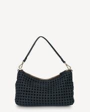 Claudia Crossbody Black Braid