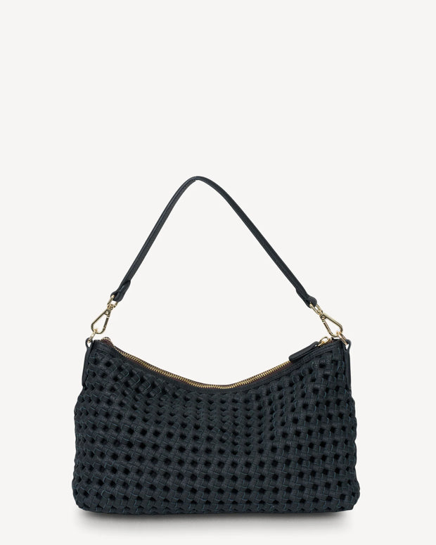 Claudia Crossbody Black Braid