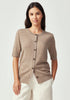 Womens Orna Knit Cardi Cobblestone 100359Vn