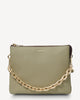Matilda Crossbody Chunky Chain Eucalyptus