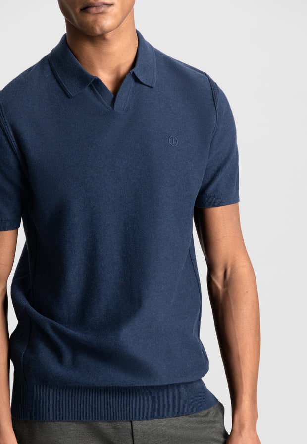 Mens Mercury SS Polo - Dark Navy