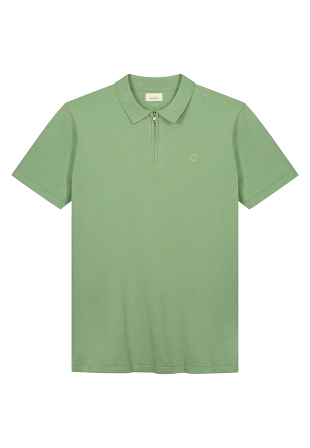 Mens Dorian Zip Polo Shirt