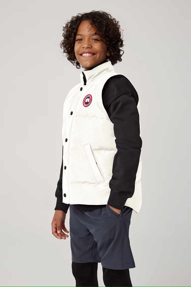Youth Vanier Down Vest  North Star White  4554Y