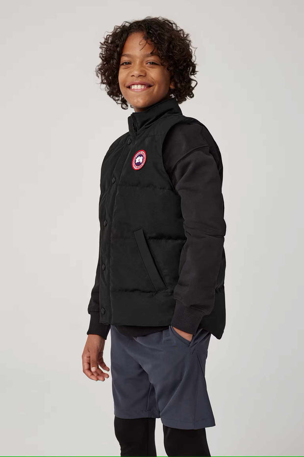 Youth Vanier Down Vest  Black  4554Y