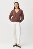 Womens Alina Cardigan-Pecan-100160