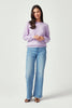 Womens Stitch Sweater  Fleur Violet 1859
