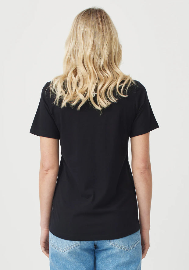 Womens Project U Tee- Short Sleeve Black/White 600052