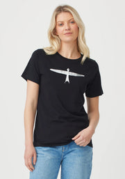 Womens Project U Tee- Short Sleeve Black/White 600052