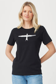 Womens Project U Tee- Short Sleeve Black/White 600052