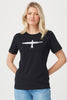 Womens Project U Tee- Short Sleeve Black/White 600052