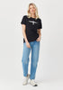 Womens Project U Tee- Short Sleeve Black/White 600052