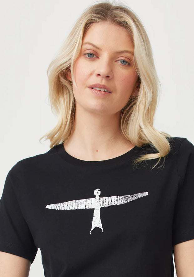 Womens Project U Tee- Short Sleeve Black/White 600052