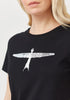 Womens Project U Tee- Short Sleeve Black/White 600052