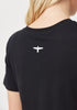 Womens Project U Tee- Short Sleeve Black/White 600052