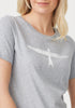 Womens Project U Tee- Short Sleeve Grey/White 600052