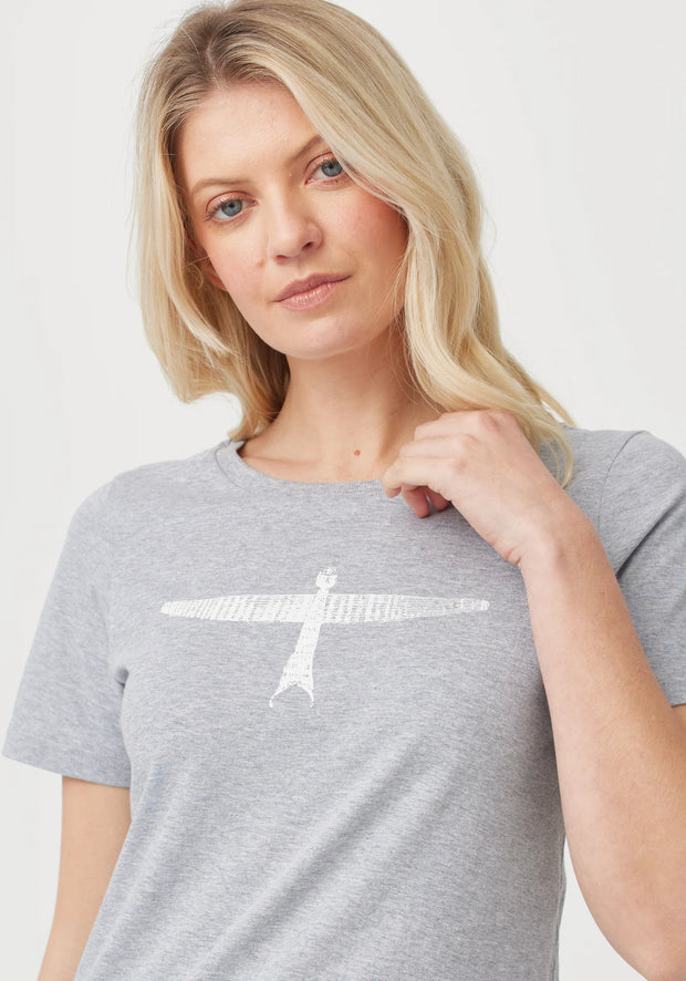 Womens Project U Tee- Short Sleeve Grey/White 600052