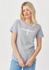 Womens Project U Tee- Short Sleeve Grey/White 600052