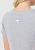 Womens Project U Tee- Short Sleeve Grey/White 600052