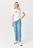 Womens Project U Tee- Short Sleeve White/Black 600052