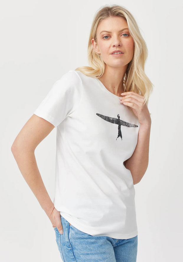 Womens Project U Tee- Short Sleeve White/Black 600052