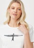 Womens Project U Tee- Short Sleeve White/Black 600052