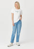 Womens Project U Tee- Short Sleeve White/Sage 600052