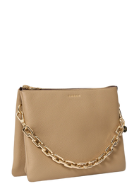 Matilda Crossbody Bag - Tea+Chunky Chain