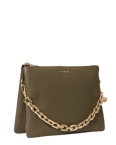 Matilda Crossbody Bag - Rosemary+Chunky Chain