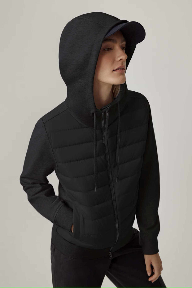 Womens HyBridge® Muskoka Full-Zip Hoody  Black 6840W