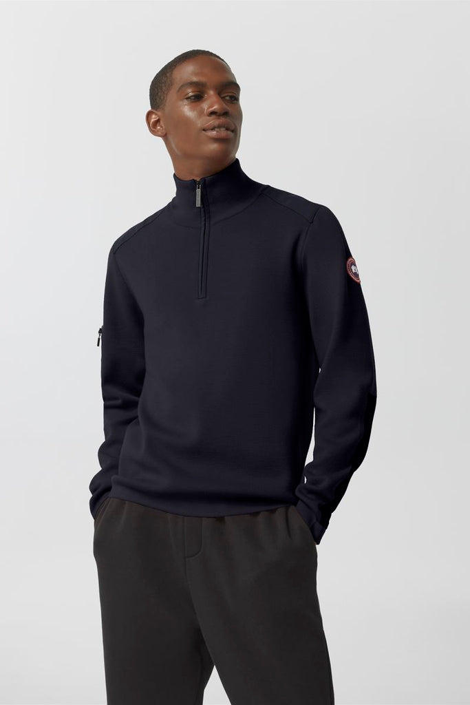 Mens Stormont ¼ Zip Sweater Navy 7013M