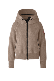 Womens Chilliwack Fleece Bomber - Tan Heather