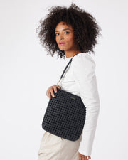 Claudette Crossbody Bag - Black Braid