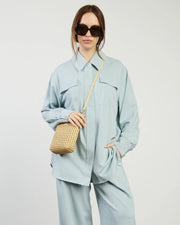 Coco Mini Bag  Raffia Braid