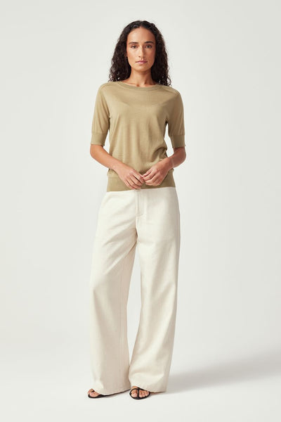 Womens Tenera Knit Tee Aloe 10001VN